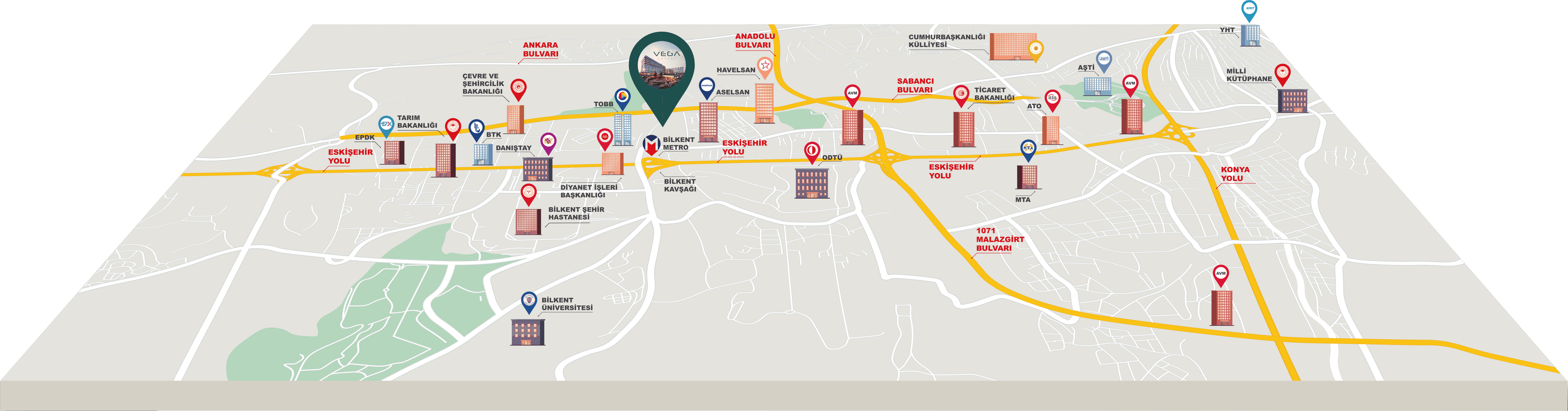 Vega Center Lokasyon Haritası